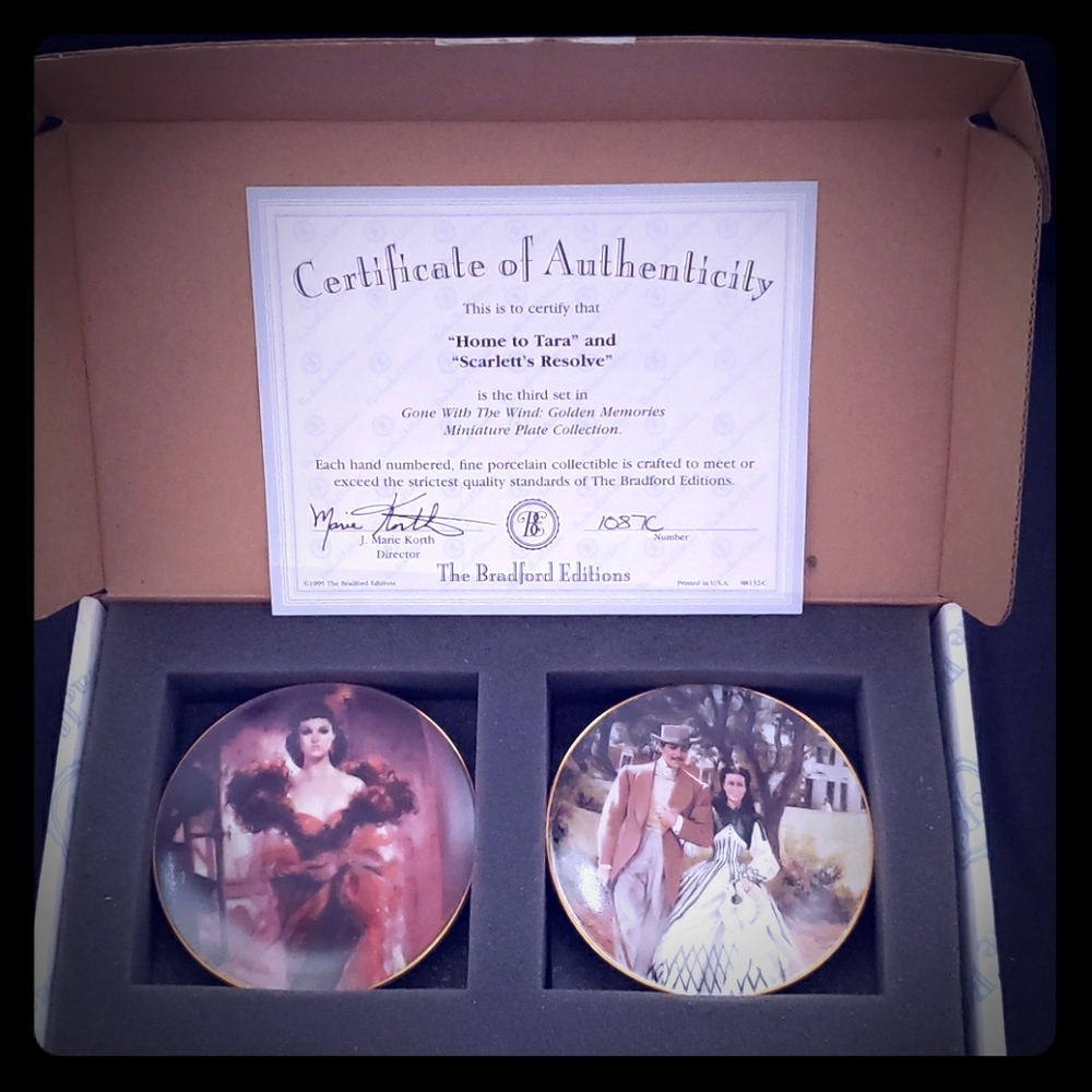 Gone With the Wind Collectors Plates